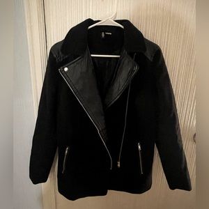 H&M Faux leather/Felt Jacket